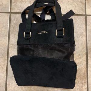 Givenchy Mesh Velvet Black Tote Bag Small
